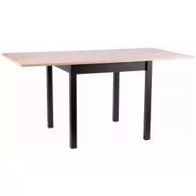 Flip 60 Kinyitható Étkezőasztal Artisan Tölgy/Fekete