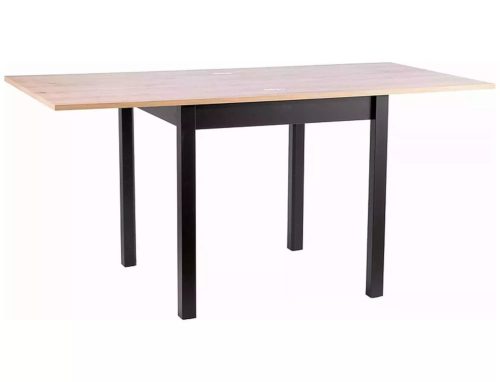 Flip 60 Kinyitható Étkezőasztal Artisan Tölgy/Fekete