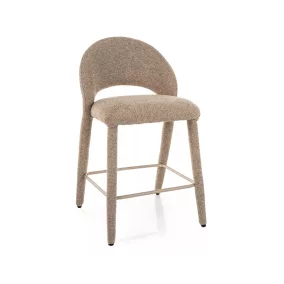 Flo H-2 Bárszék Bézs Textil Kárpittal Fém Vázzal