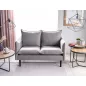 Flora Bársony Kétszemélyes Kanapé Szürke