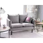 Flora Bársony Kétszemélyes Kanapé Szürke