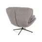   Florence Raven Forgó Fotel Szürke Szövet Fekete Matt Vázzal