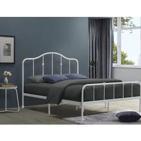 Florencia Klasszikus Fém Franciaágy Fehér 140x200