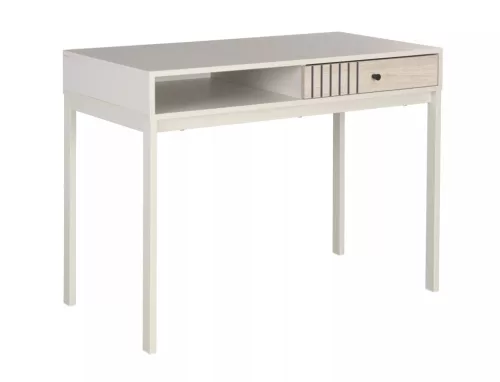 Frost B1 Kompakt Íróasztal Laminált Lappal Törtfehér-Alpesi Tölgy