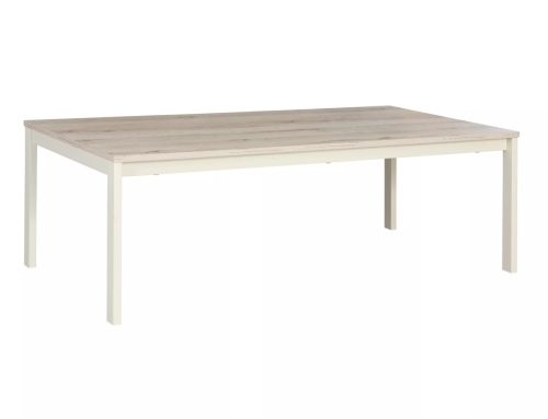 Frost L1 Téglalap Alakú Dohányzóasztal Laminált Alpi Tölgy-Törtfehér