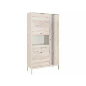 Frost R1 Laminált Polcos Szekrény Alpi Tölgy-Törtfehér