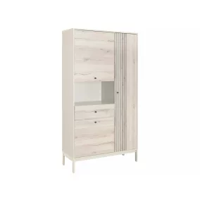 Frost R1 Laminált Polcos Szekrény Alpi Tölgy-Törtfehér