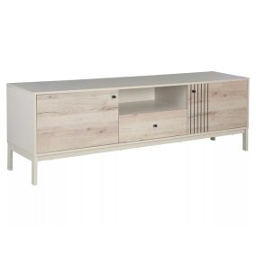   Frost RTV1 Modern TV Szekrény Laminált Törtfehér-Alpesi Tölgy