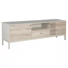   Frost RTV1 Modern TV Szekrény Laminált Törtfehér-Alpesi Tölgy