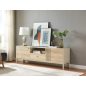   Frost RTV1 Modern TV Szekrény Laminált Törtfehér-Alpesi Tölgy