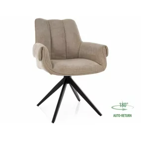 Gio Forgószék textil bézs auto-return funkcióval