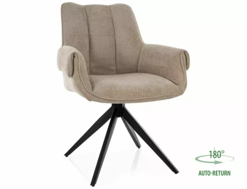 Gio Forgószék textil bézs auto-return funkcióval