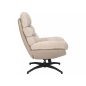 Giselle Luxus Forgó Fotel Szövet-Műbőr Bézs TILT