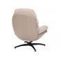 Giselle Luxus Forgó Fotel Szövet-Műbőr Bézs TILT