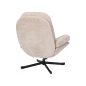 Harper Comfort 360° Forgó Fotel Bézs Szövet Fekete Fém