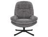 Harper Comfort Forgó Fotel Szürke Szövet 360° TILT