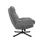 Harper Comfort Forgó Fotel Szürke Szövet 360° TILT