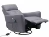Helios M Elektromos Masszázs Relax Fotel Műbőr Szürke
