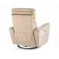 Helios M Luxus Elektromos Bársony Relax Fotel Bézs