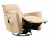 Helios M Luxus Elektromos Bársony Relax Fotel Bézs