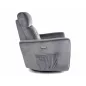 Helios M Luxus Elektromos Bársony Masszázsfotel Szürke
