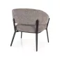 Hilo Raven Szürke Fotel Fekete Fém Vázzal