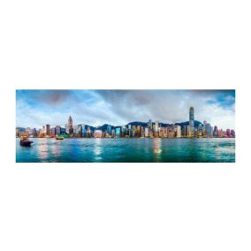 Hongkong Panoráma Városkép Vászonkép 160x60 cm
