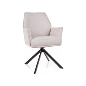 Hugo Brego Forgó Étkezőszék Világos Bézs Szövettel