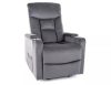 Ikar Elektromos Relax Fotel Bársony Szürke
