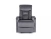 Ikar Elektromos Relax Fotel Bársony Szürke