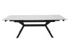 Imperia 180 Kihúzható Kerámia Étkezőasztal Matt Fehér/Fekete