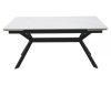 Imperia 180 Kihúzható Kerámia Étkezőasztal Matt Fehér/Fekete