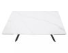Imperia 180 Kihúzható Kerámia Étkezőasztal Matt Fehér/Fekete