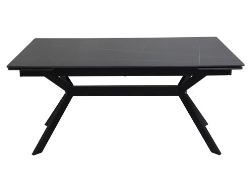 Imperia 160 Kihúzható Kerámia Étkezőasztal Matt Fekete