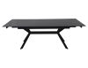 Imperia 160 Kihúzható Kerámia Étkezőasztal Matt Fekete