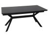 Imperia 180 Kihúzható Kerámia Étkezőasztal Matt Fekete