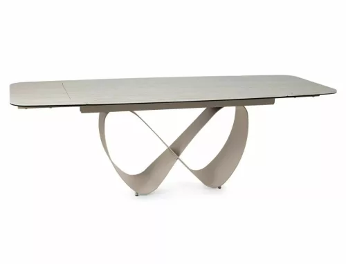 Infinity Ceramic Bővíthető Étkezőasztal Travertine Kerámia Bézs Matt Kasmír