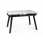   John Luxus Bővíthető Kerámia Étkezőasztal Márvány Fehér-Fekete