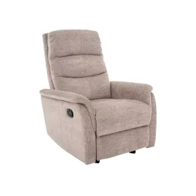   Jupiter Raven Relax Fotel Szövet Sötétbézs Hintafunkcióval