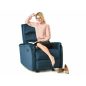 Jupiter Deluxe Állítható Bársony Relax Fotel Királykék