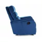 Jupiter Deluxe Állítható Bársony Relax Fotel Királykék