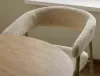 Katana étkezőszék textil bézs kaszmir fém vázzal