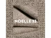 Kiso Noelle étkezőszék Noelle szövet sötét bézs kaszmir fém vázzal