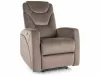 Kronos Velvet Elektromos Relax Fotel Bársony Cappuccino