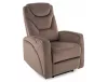 Kronos Velvet Elektromos Relax Fotel Bársony Cappuccino