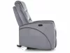 Kronos Velvet Elektromos Relaxációs Fotel USB Csatlakozóval Szürke