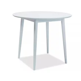 Larson Kerek MDF Étkezőasztal Fehér 90cm
