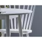 Larson Kerek MDF Étkezőasztal Fehér 90cm