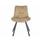 Link Modern Mikroszálas Étkezőszék Bézs Fekete Vázzal