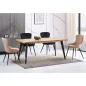 Lotus Elegance Bársony Étkezőszék Bézs Steppelt